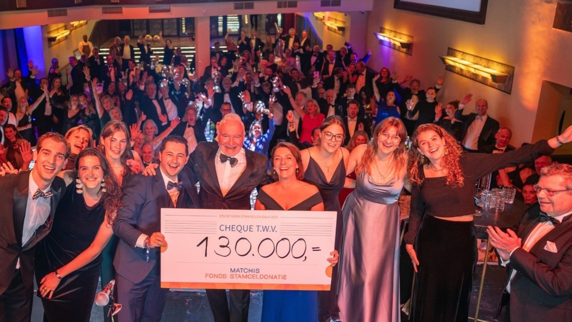 Gala verdubbelt opbrengst voor stamceldonatie