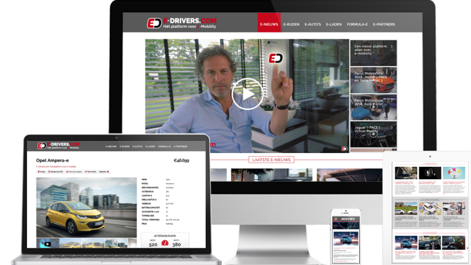 Autojournalist Werner Budding start e-Drivers.com