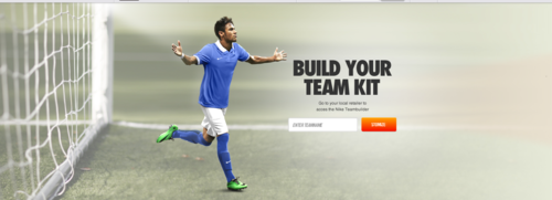 The valley en Nike TEAM ontwikkelen Nike Kitbuilder