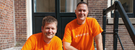 Darren Reynoldson en Feike Kloostra naar Kingsday