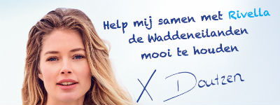 Rivella en Doutzen Kroes willen Wadden schoon houden