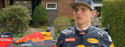 Max Verstappen bezorgt Jumbo razendsnel aan huis