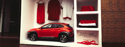 Fitzroy ontwikkelt 'The drive-in closet' voor de Hyundai KONA