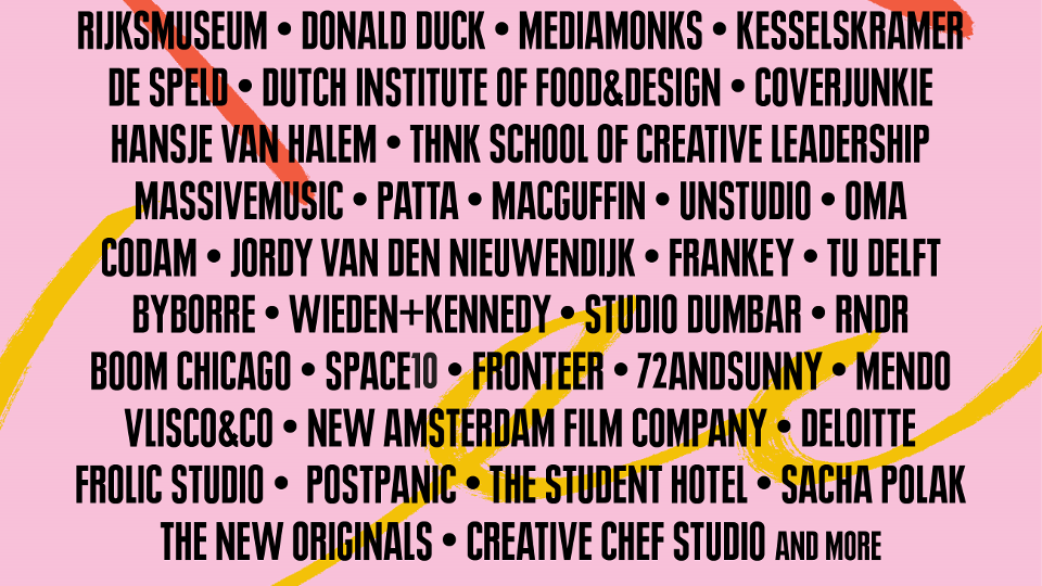 Dutch Creativity Festival maakt volledige line-up bekend