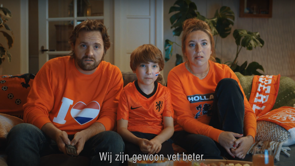 Albert Heijn: supporter van voetballend Nederland