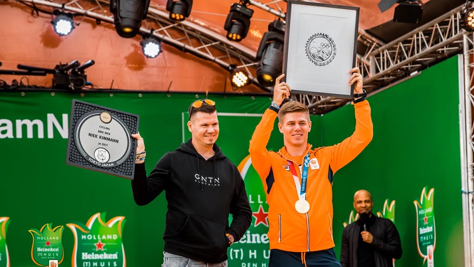 Niek Kimmann onthaald tijdens TeamNL Olympic Festival