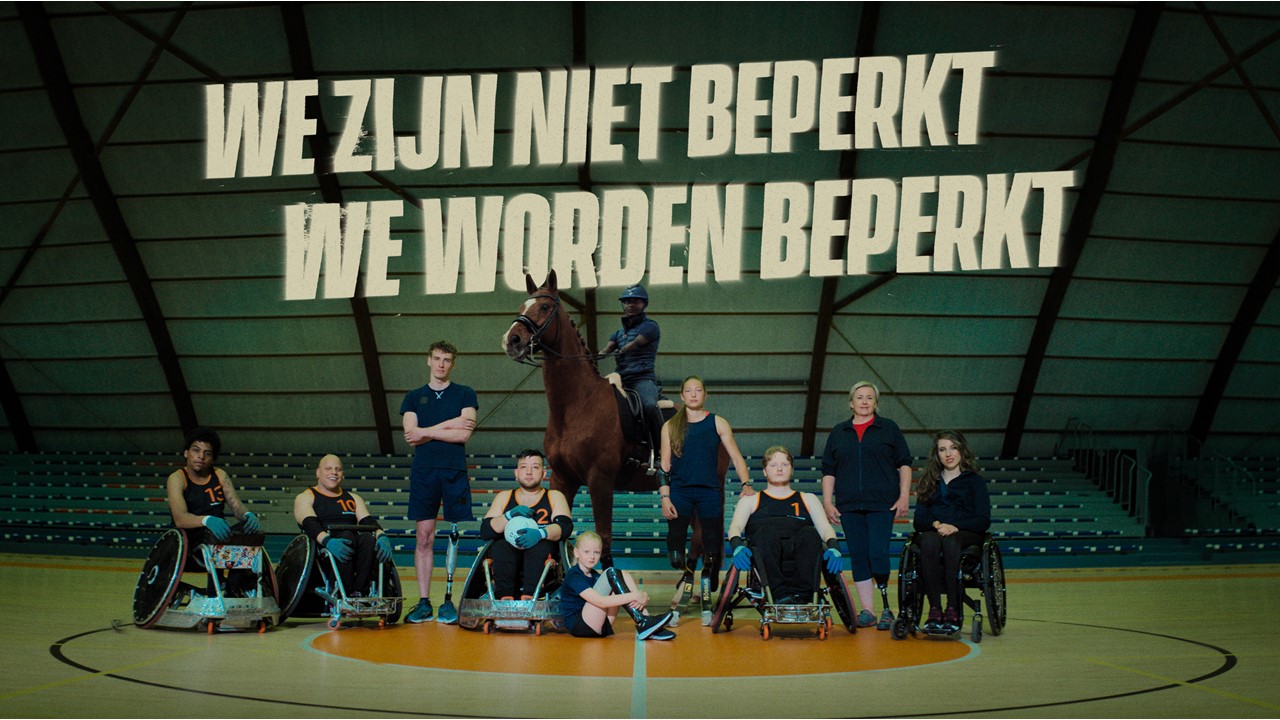 Campagne Fonds Gehandicaptensport focust op vrijheid 