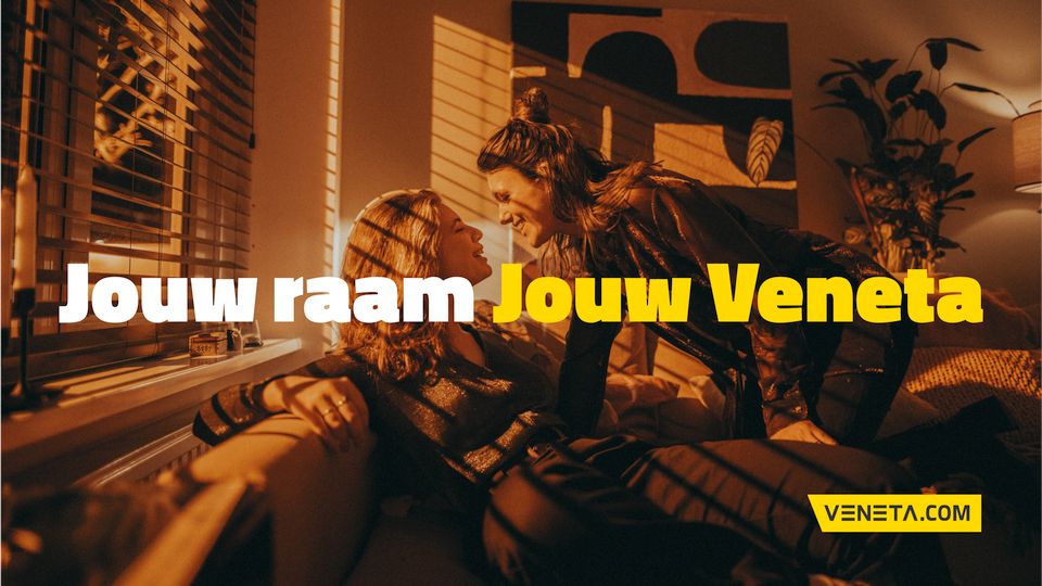 Veneta lanceert nieuwe merkcampagne 'Jouw raam. Jouw Veneta'