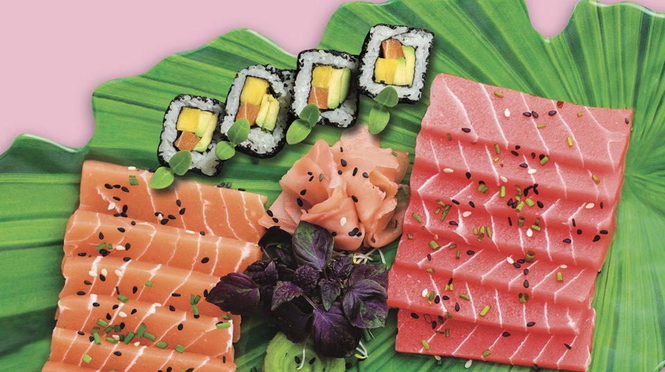 Vegan Zeastar Sashimi lancering op de Fish International in Bremen