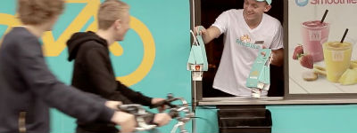 'Gezond' McDonalds eten op de fiets met McBike