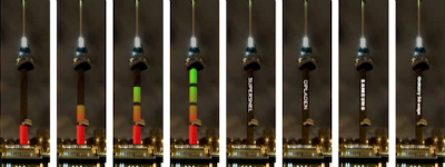 Samsung verlicht Euromast