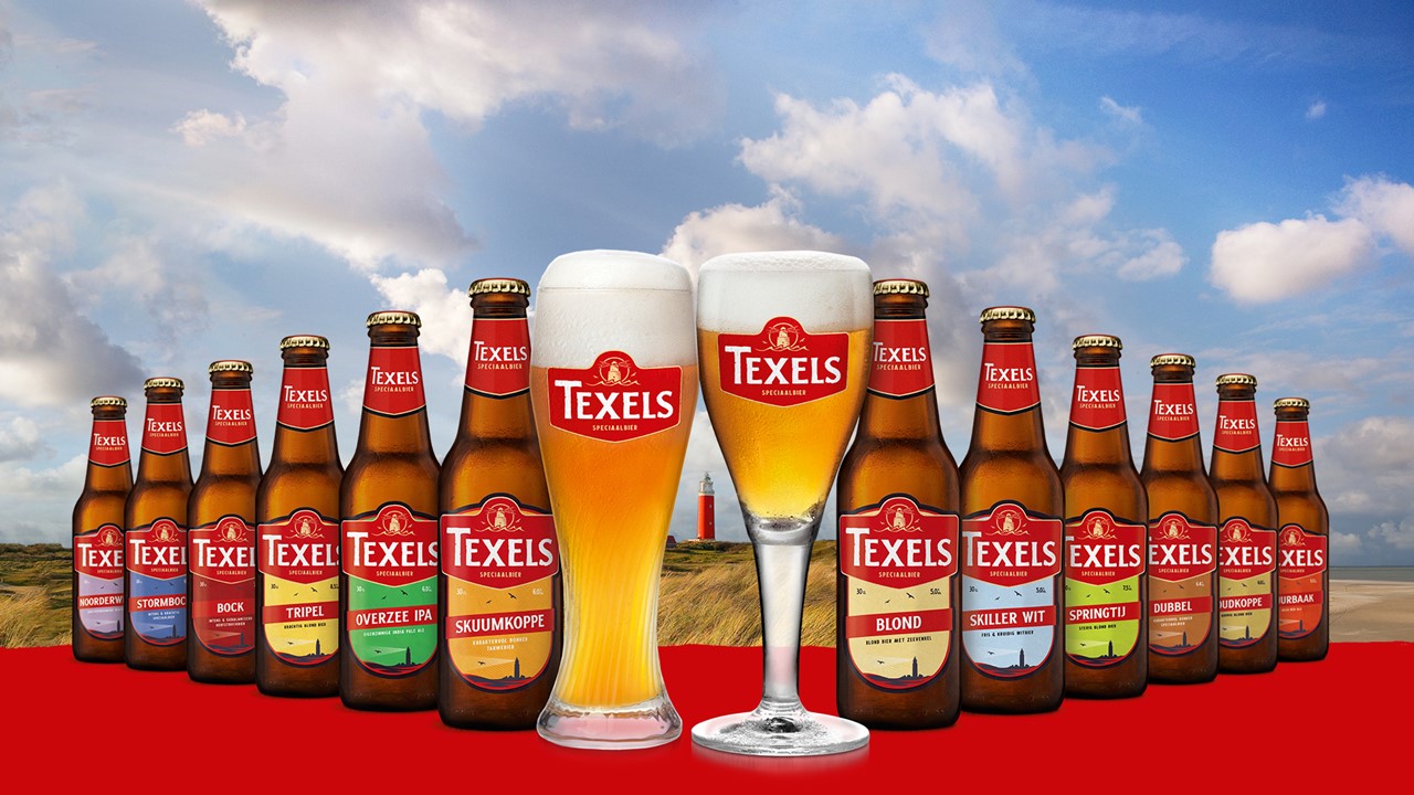 Nieuwe merkidentiteit Texels Speciaalbier door Redmatters