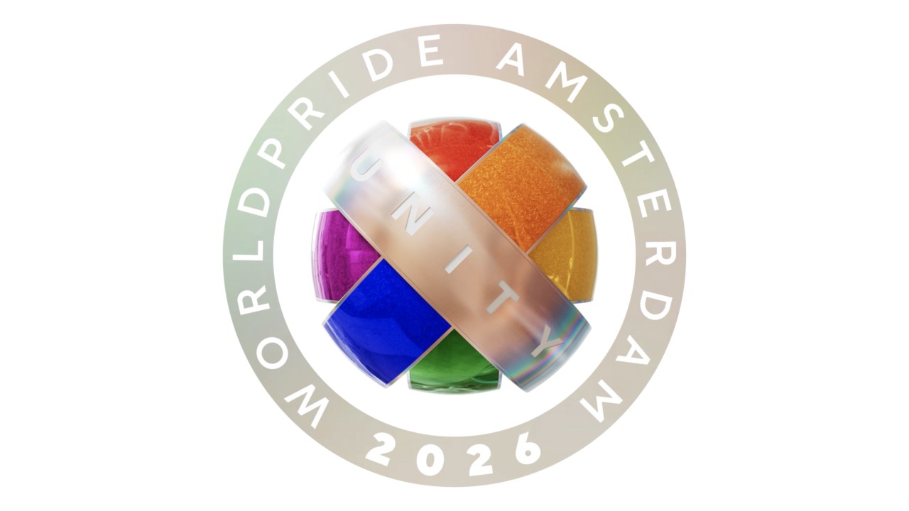 D8 ontwerpt logo en maakt pitchfilm voor WorldPride Amsterdam 2026