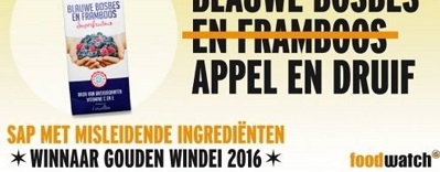 Gouden Windei voor Healthy People-nep juice