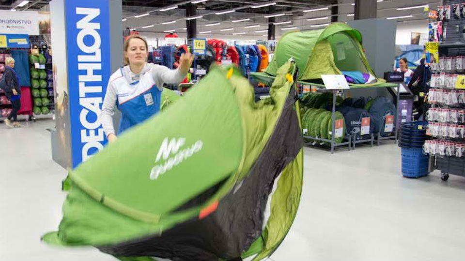 Decathlon naar The Wall Utrecht 