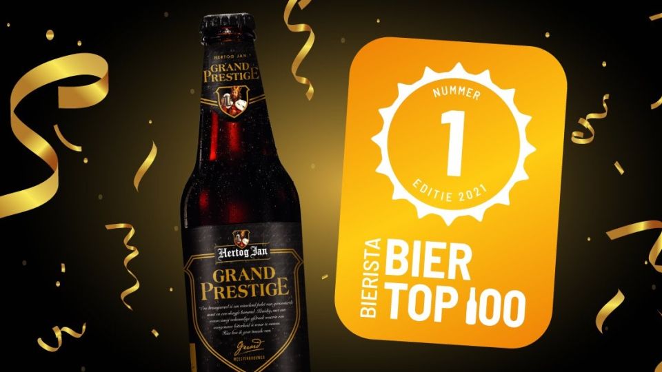 Hertog Jan Grand Prestige eerste in Bierista Bier Top 100