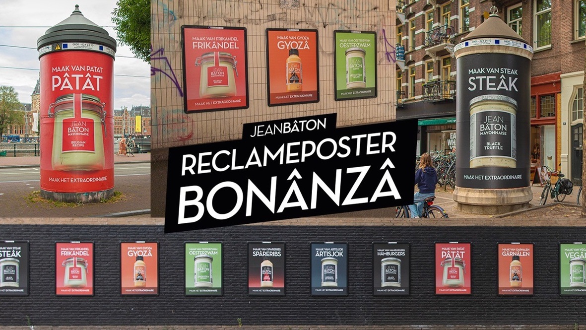 Jean Bâton valt op met achttien posters