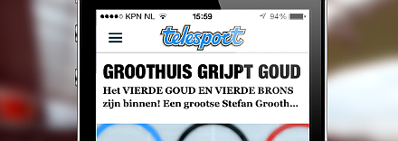 Telegraaf lanceert uitgebreidere Telesport-app