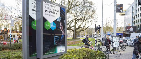 KPN en JCDecaux vragen aandacht voor dubbel zoveel data