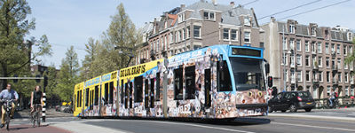 JCDecaux en GVB verlengen deal tramreclame