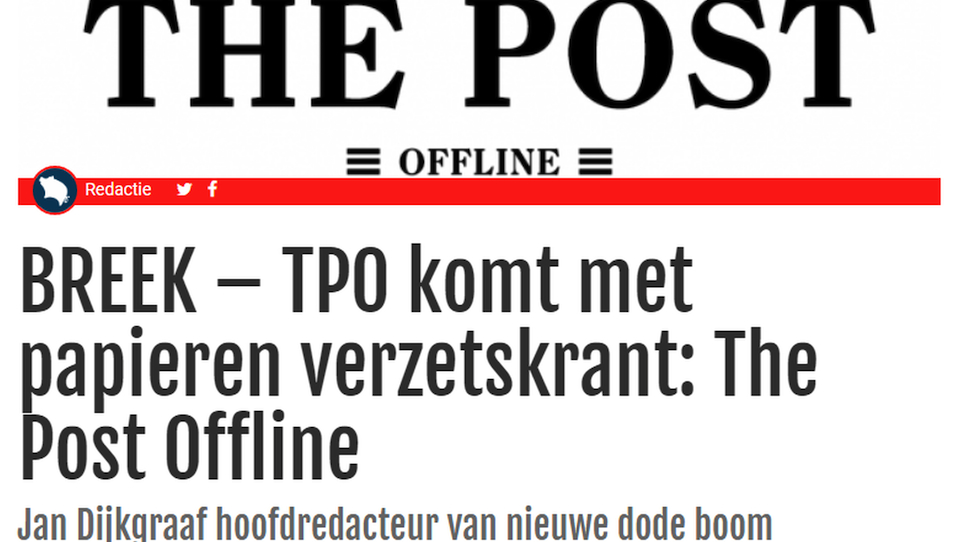 The Post Online nu ook op papier