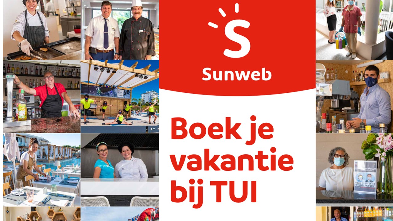 Sunweb: boek bij TUI