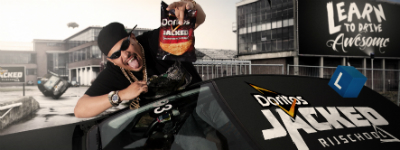 Stunten met billboard Doritos