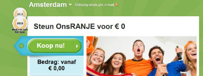 Groupon haakt in op WK met een 'quirky deal'