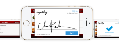 Sign2Pay introduceert mobiel betalen met alleen handtekening