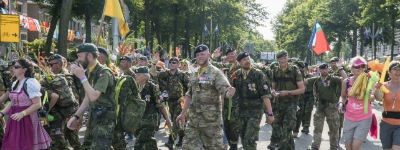 Doneren via de smartphone tijdens de Vierdaagse 