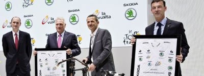Skoda tot zeker 2018 partner van Tour de France