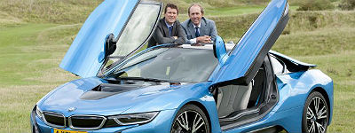 BMW i8 op hole 17 KLM Open