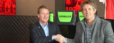 Herbalife verlengt supplierschap van AFC Ajax