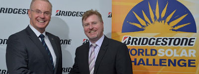 Bridgestone hoofdsponsor World Solar Challenge