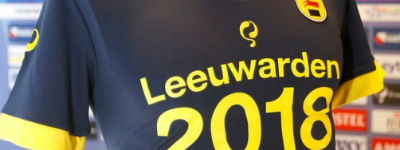 Leeuwarden Culture Hoofdstad 2018 op shirt Cambuur