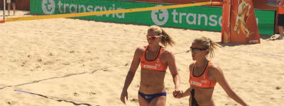 Transavia.com trotse presenting partner WK Beachvolleybal