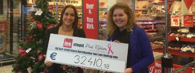 Dirk zamelt 32.000 euro in voor Pink Ribbon