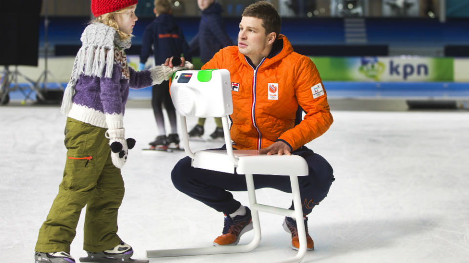 KPN en Sven Kramer lanceren hightech schaatsstoel