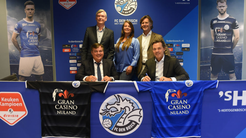 Gran Casino Nuland verlengt hoofdsponsorschap FC Den Bosch