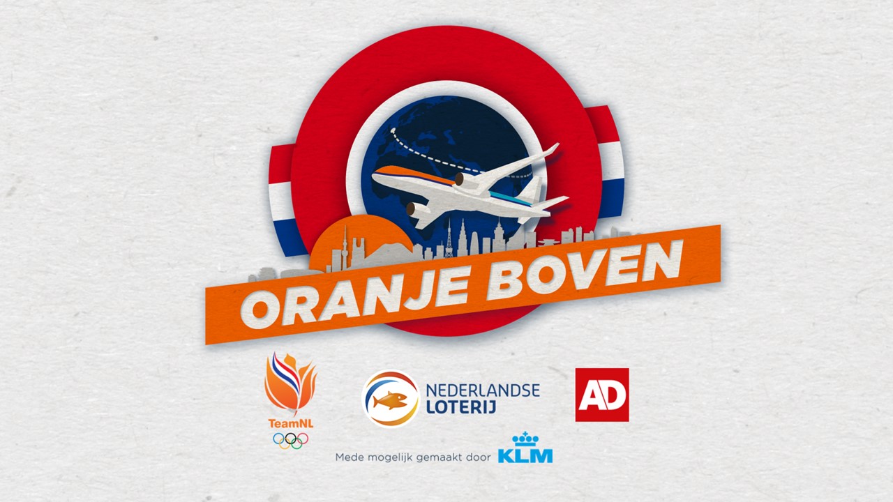 Oranje Boven met Nederlandse Loterij, KLM en AD 