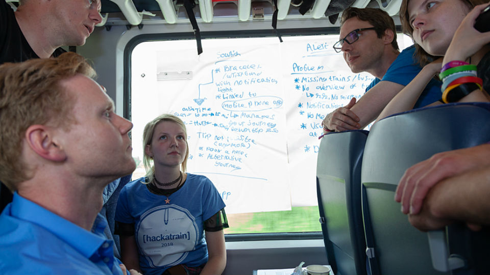 Hackatrain: een reis naar merkbeleving en creatieve oplossingen