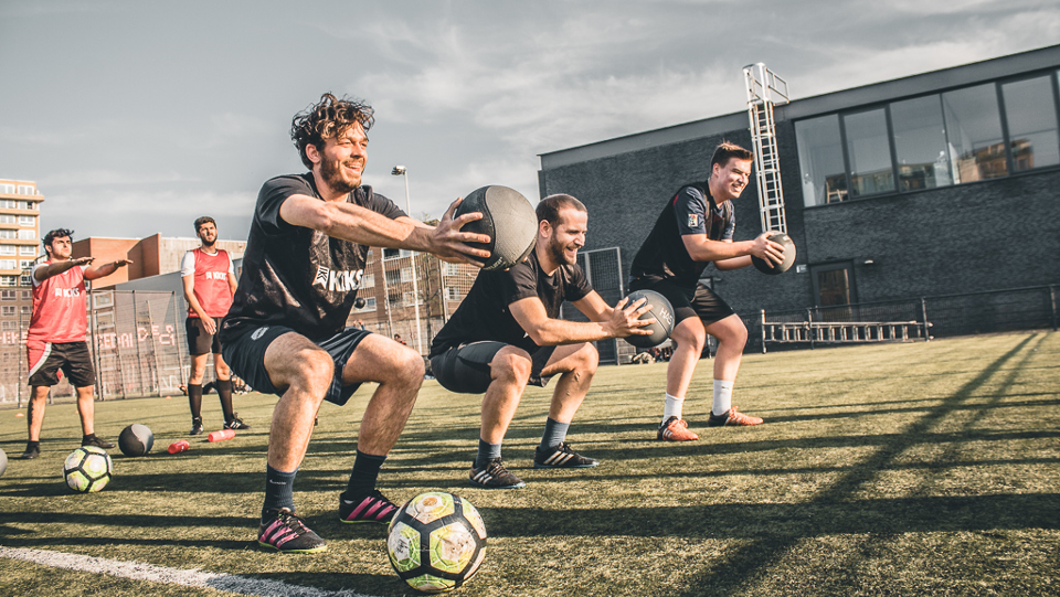 Nieuw sportconcept combineert voetbal met fitness