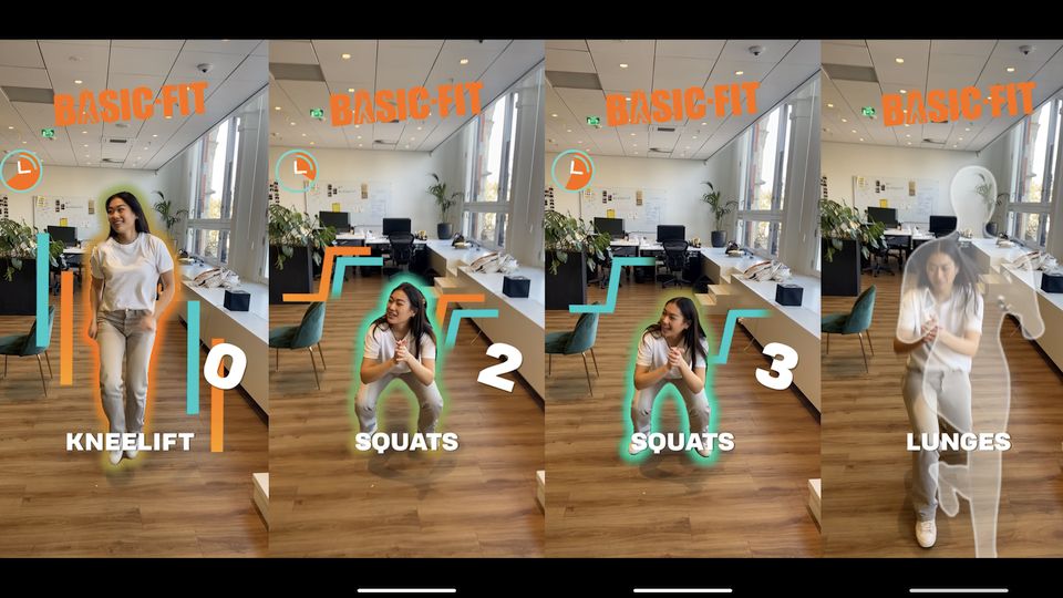 Entraînements basiques Fit et Snapchat