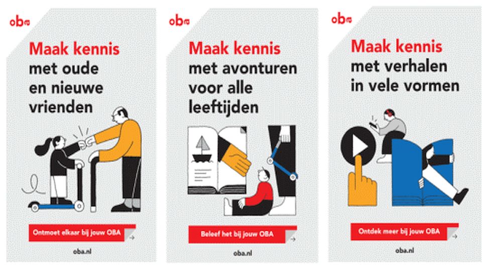 Openbare bibliotheek Amsterdam start campagne 'Maak kennis'