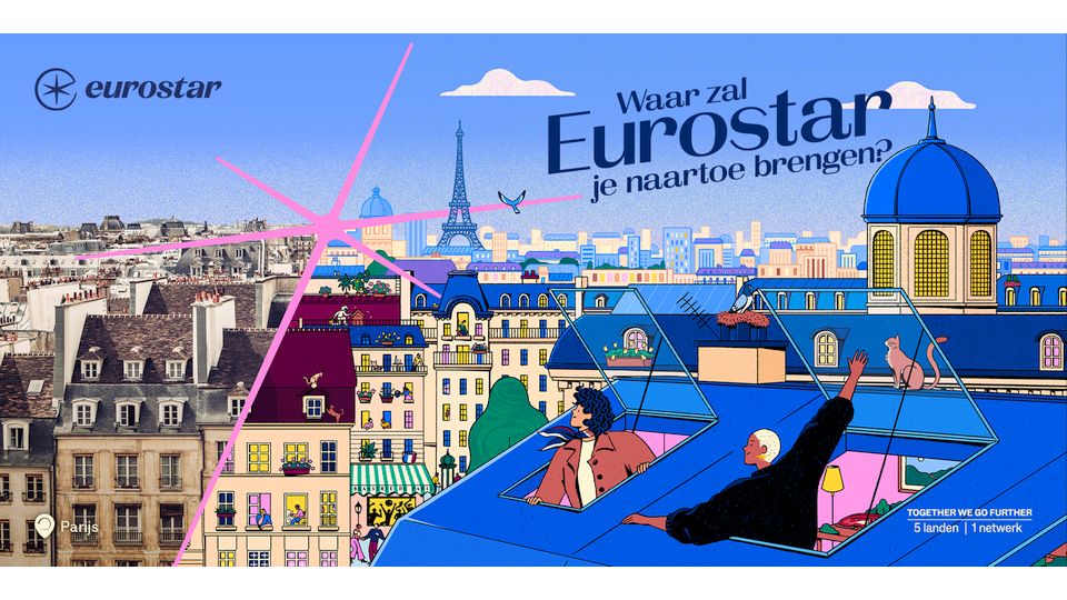 Eurostar begint nieuw hoofdstuk met 'Together we go further'