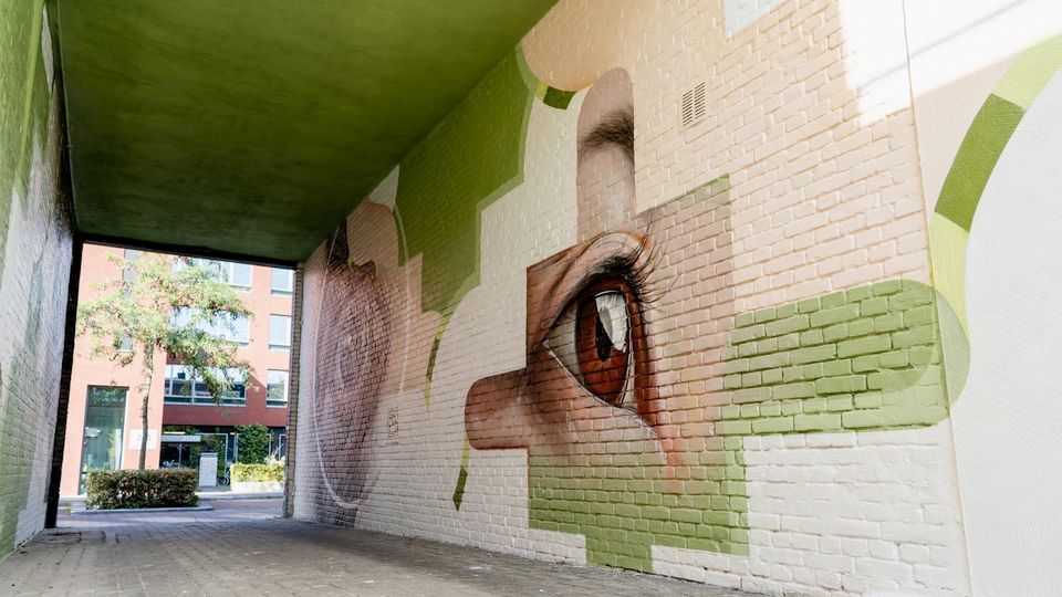 Specsavers verwent ogen voorbijgangers met muurschildering