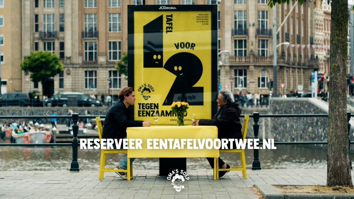 Gratis etentje tegen ouderen-eenzaamheid