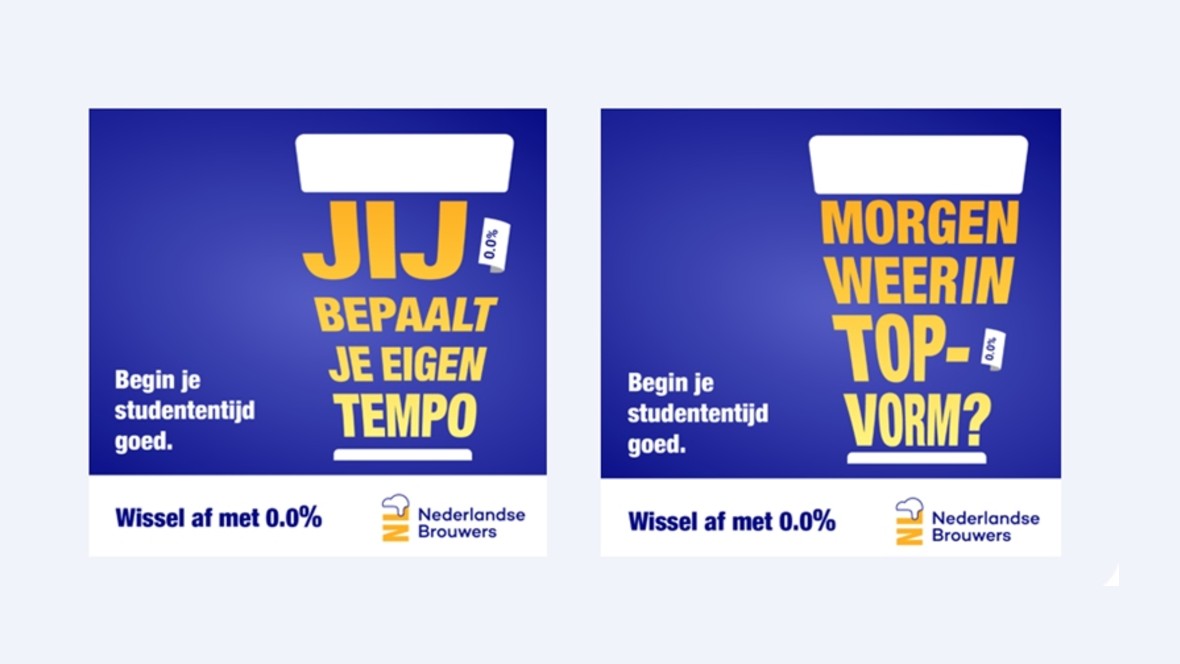Brouwers promoten ‘zebra-drinken’ onder studenten