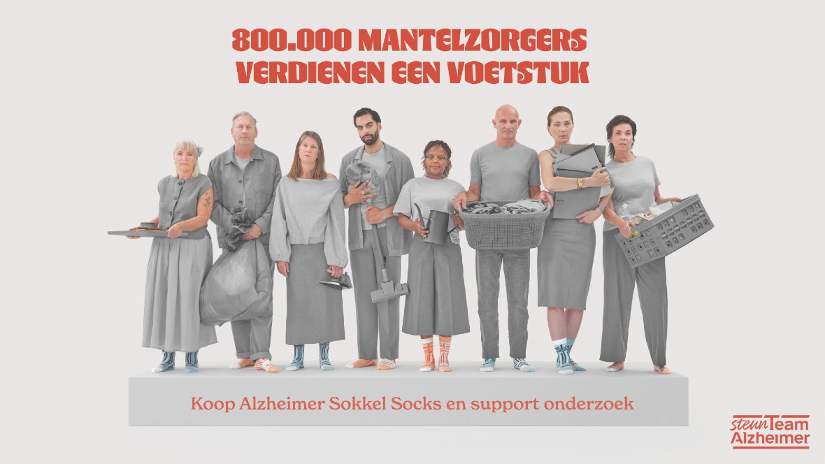 Alzheimer Socks zet mantelzorgers op een sokkel