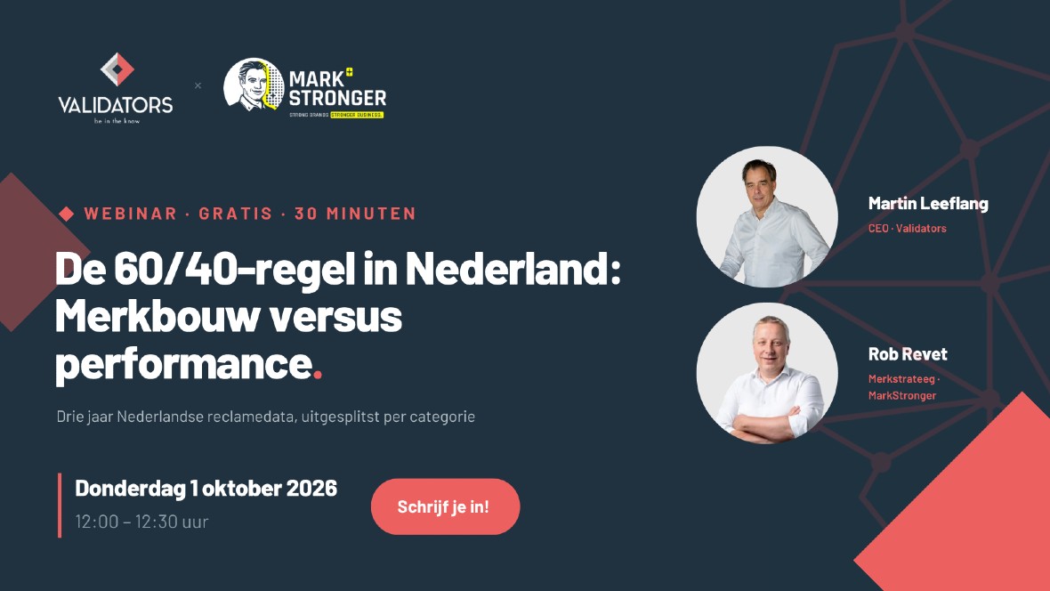 Webinar | Merkbouw versus performance: Hoe zit het met de 60/40-regel in Nederland?